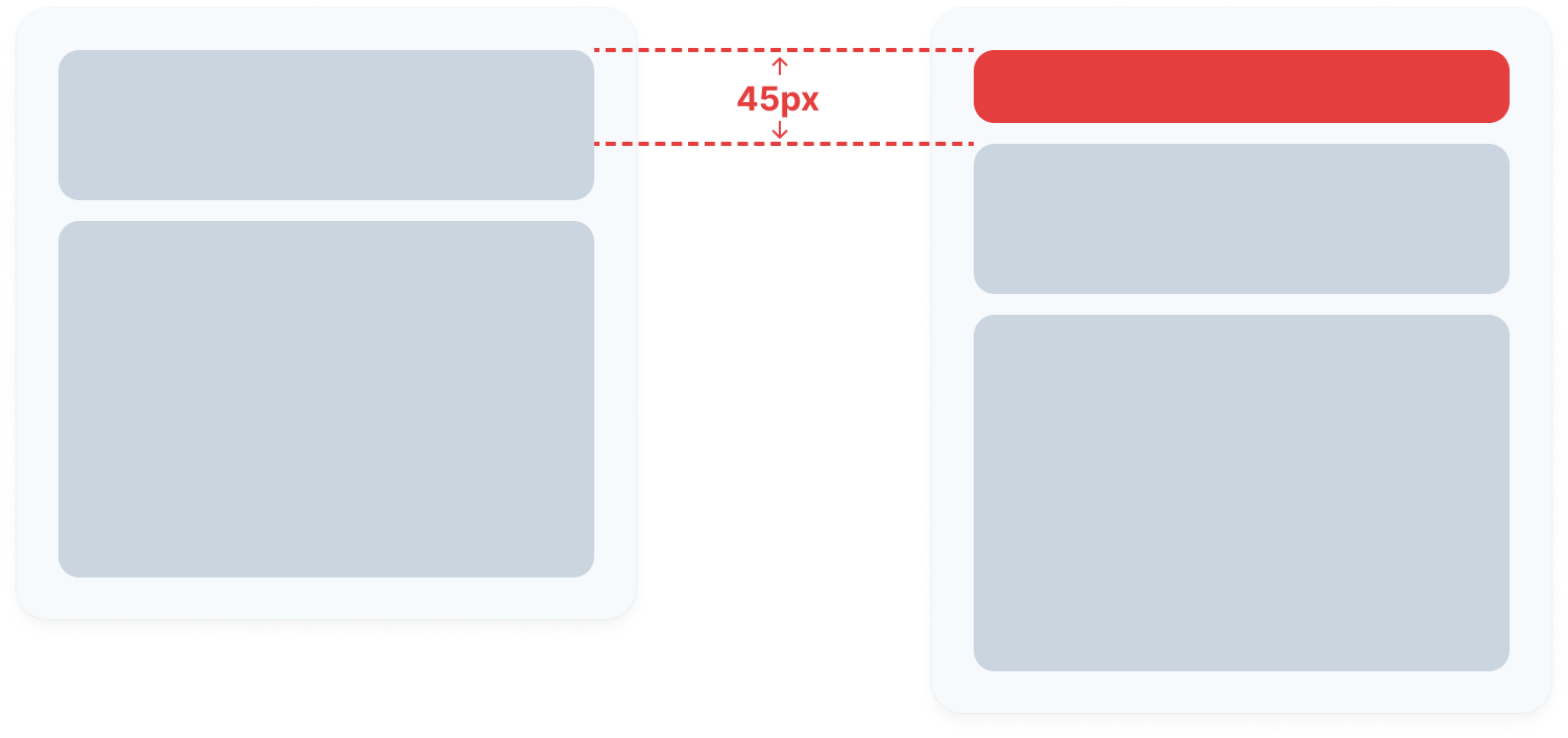 Exemplo de Layout Shift